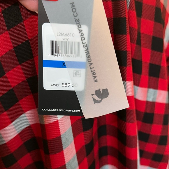 Karl Lagerfeld Paris Button Down Shirt - Picture 7 of 7